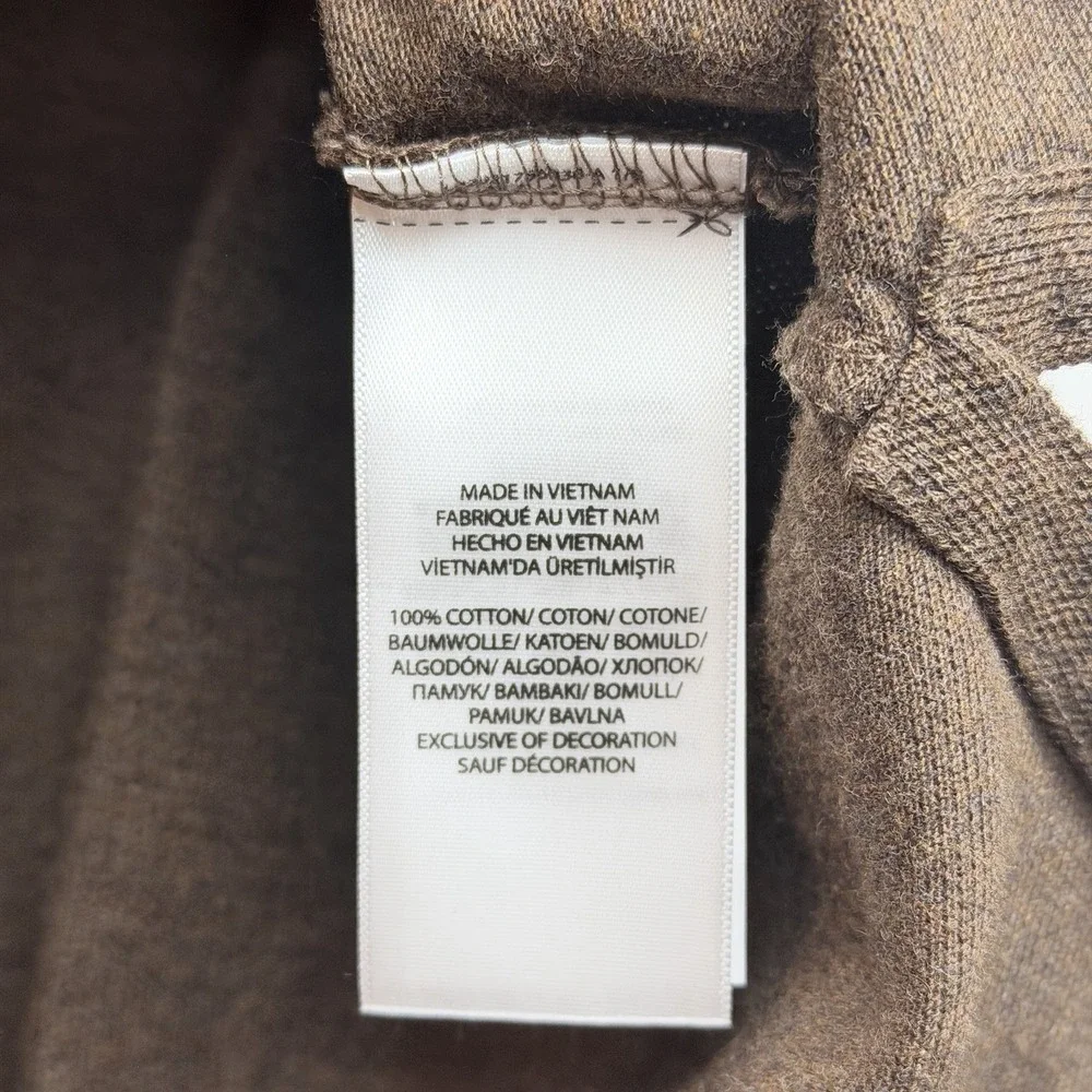 Polo Ralph Lauren Mens L Brown Classic Fit Cotton Polo Shirt White Pony Logo